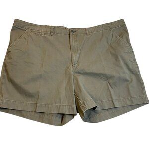 Cabelas Mens Shorts Size 50 Olive Green Cotton Casual Gorpcore